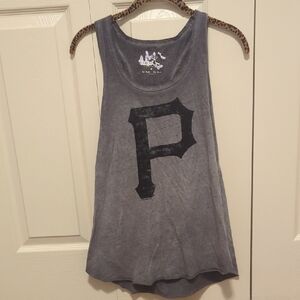 Touch by Alyssa Milano Women's Gray Pittsburgh Pirates Tank/Medium